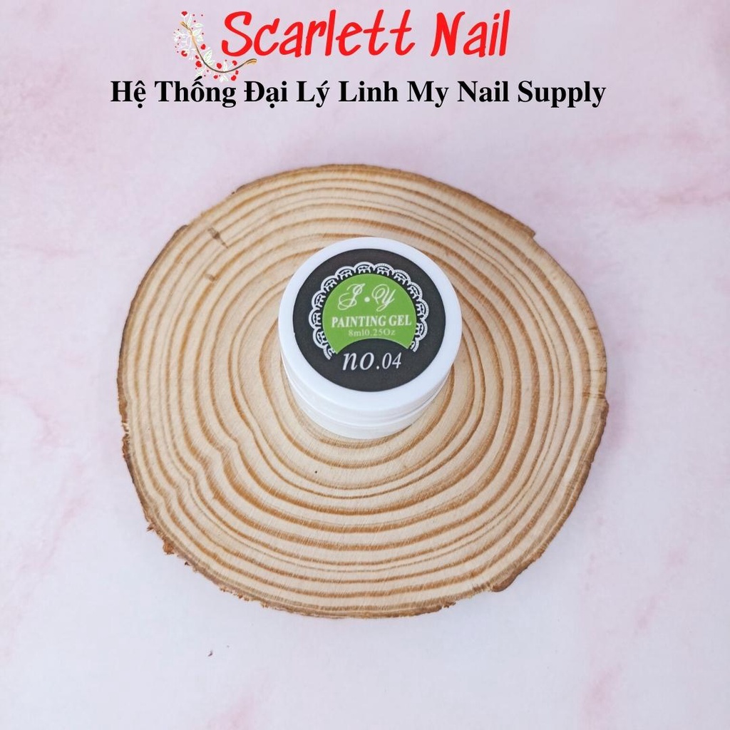 Set 12 Màu Gel Vẽ Loang - Trang Trí Móng Không Vón Cục