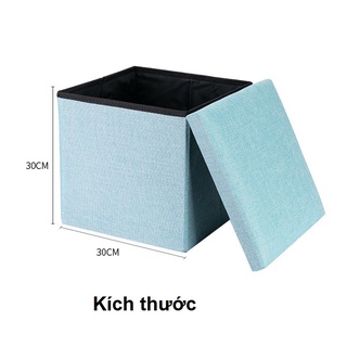 Hộp đựng đồ làm ghế ngồi chắc chắn, thùng để đồ gấp gọn khi không dùng