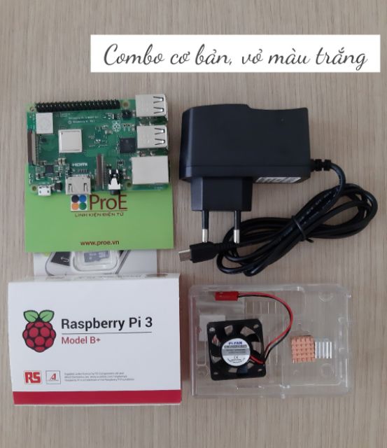 Combo máy tính nhúng Raspberry Pi 3 Model B+ Made in UK | BigBuy360 - bigbuy360.vn