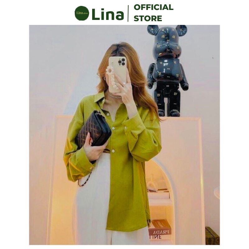 Set Áo Sơ Mi và Quần Ống Rộng Cao Cấp LINASTORE 033