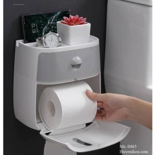 Hộp đựng Giấy Vệ Sinh ECOCO Cao cấp 2 tầng - Đa năng, Sang trọng, Tiện dụng .