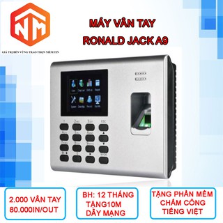 Máy chấm công Ronald Jack A9 - Máy Chấm Công Vân Tay - Nhật Minh