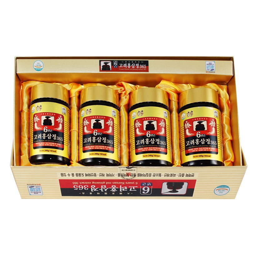 [Xách tay] Cao Hồng Sâm 365 Hàn Quốc, Hộp 4 lọ, 240ml | BigBuy360 - bigbuy360.vn
