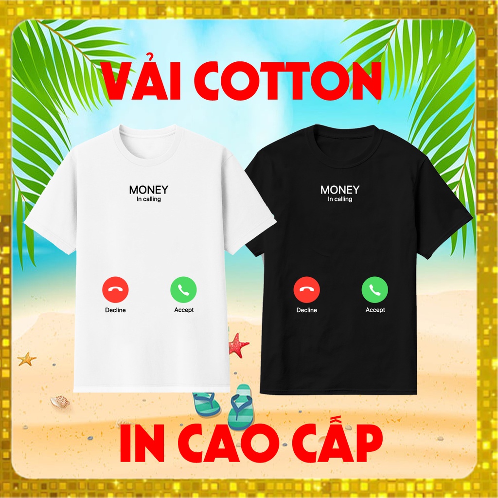 [VIDEO]-Áo thun in calling nhiều mẫu (Money, Sếp, Honey), vải cotton dày-mịn-mát, in nhật bản cao cấ