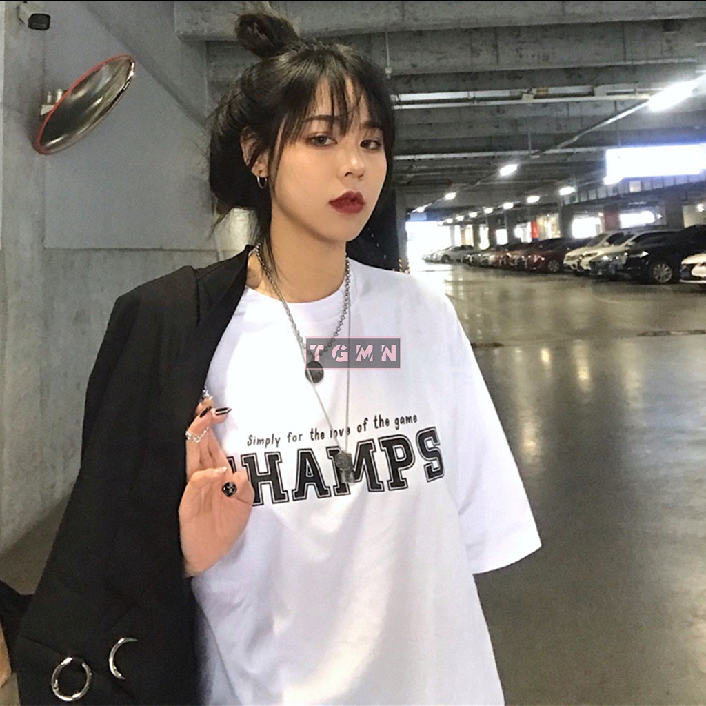 [Video quay thật] Áo thun Unisex Form Rộng tay lỡ Unisex Yinxx, cham.pion áo phông form rộng TGMN