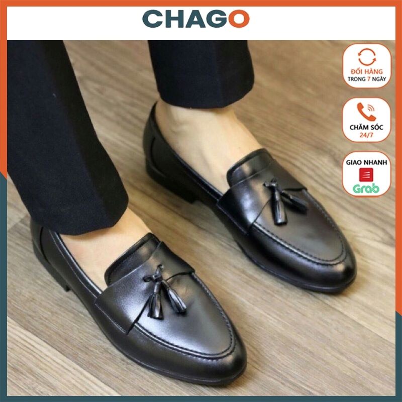 Giày lười chuông mới da mờ ( chuông mới ) CHAGO GCS186