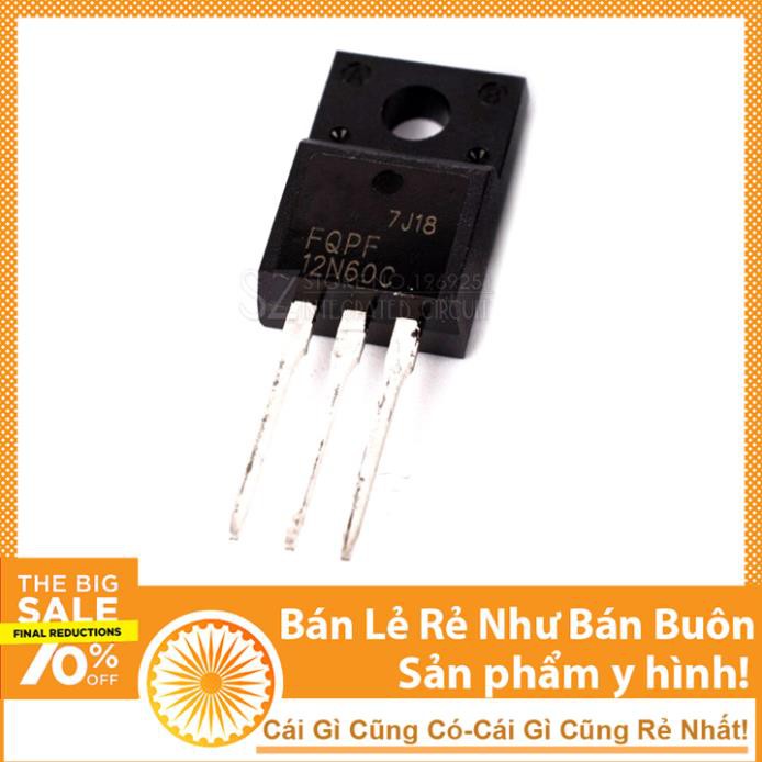 Linh Kiện 12N60 TO220 MOSFET N-CH 12A 600V
