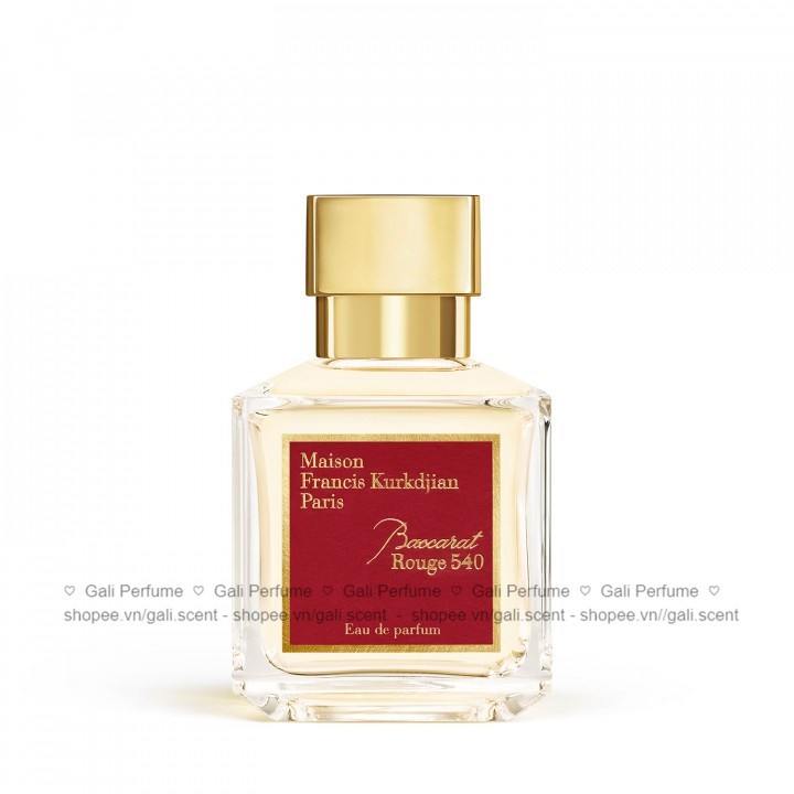 - Maison Francis Kurkdjian Baccarat Rouge 540 EDP (Mẫu thử) 5ml/10ml