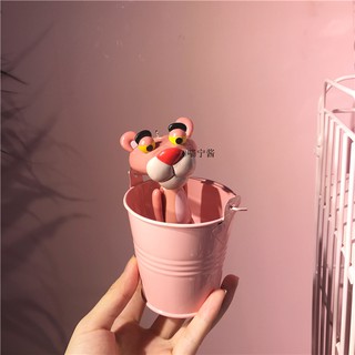 Giỏ/Xô Sắt Mini Màu Hồng Đựng Phụ Kiện Siêu Xinh