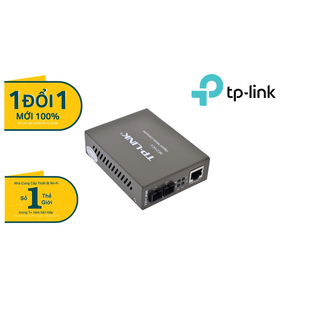 [Mã ELMALL10 giảm 10% đơn 500K] Bộ Chuyển Đổi Quang Điện TP-Link MC210CS Single-Mode Gigabit
