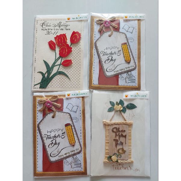Thiệp chúc handmade ngày nhà giáo VN 20.11