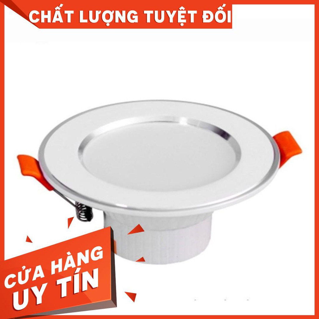 [ HÓT mới VỀ ] Đèn âm trần liền nguồn solo - Đèn am trần 7w  9w 12w -  Đèn am trân 3 màu - Đèn âm trần vuông