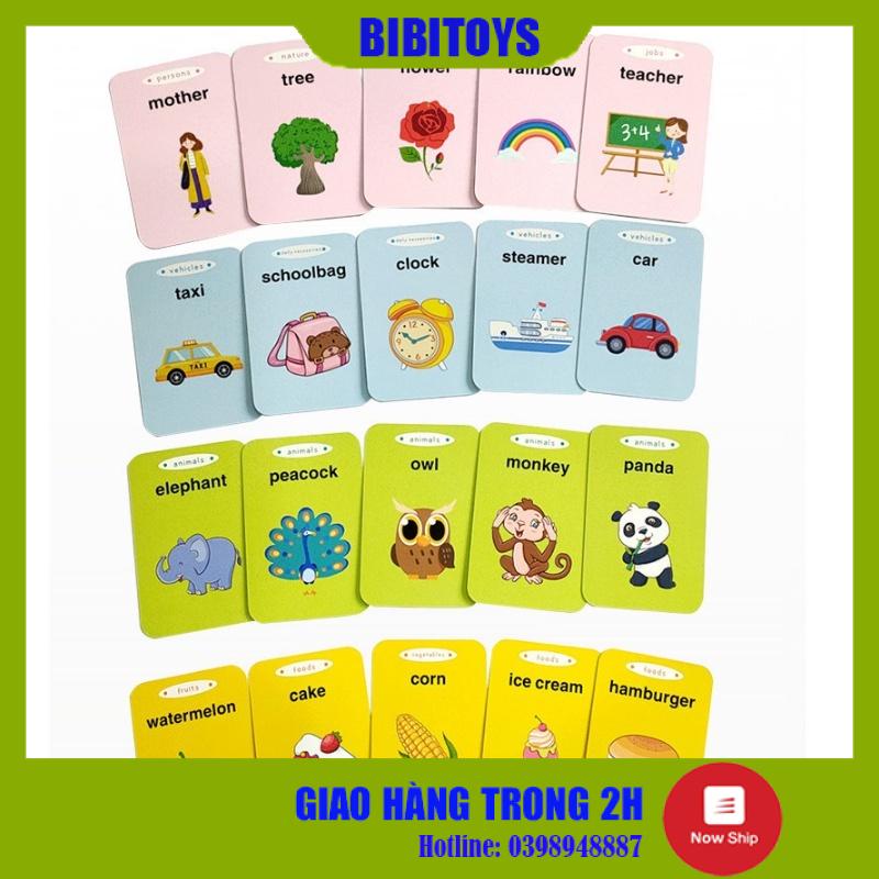 [HÀNG LOẠI 1, ÂM THANH TO, RÕ] Máy Đọc Thẻ Flashcard Tiếng Anh Dành Cho Trẻ Em Gồm 224 Từ Vựng Không Có Sóng Điện Từ
