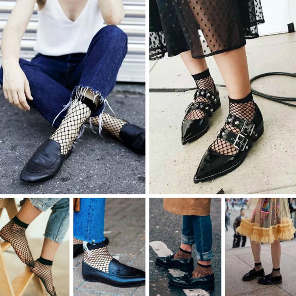 Vớ lưới xuyên thấu quyến rũ thời trang dành cho nữ