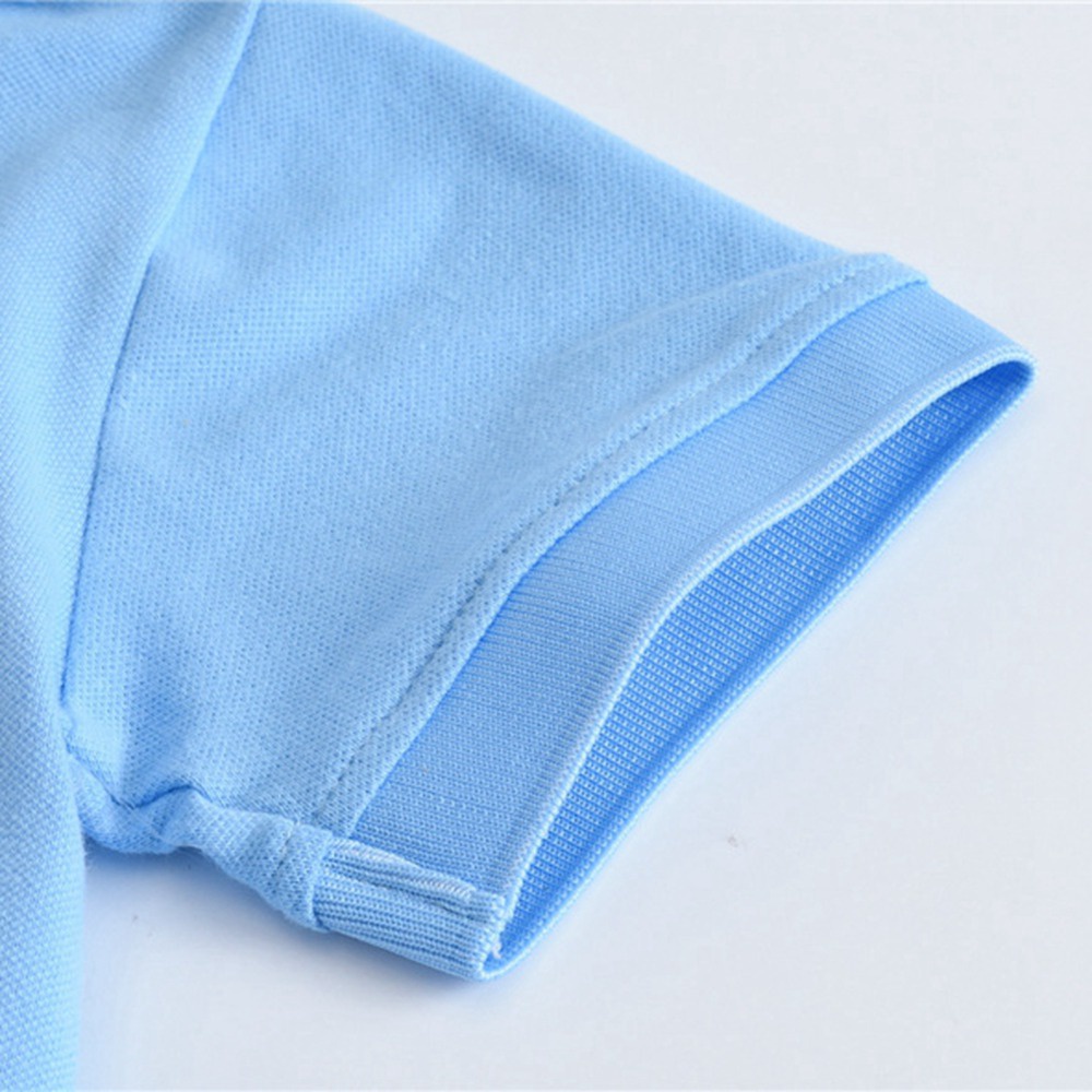 Áo Thun Polo 100% Cotton 8 Màu Sắc Tùy Chọn Dành Cho Trẻ Em