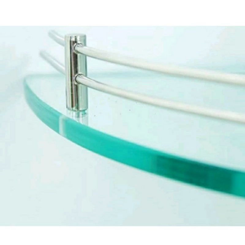 KỆ KÍNH PHÒNG TẮM GÓC, THẲNG 1 TẦNG, 2 TẦNG LAN CAN LỬNG VINAHASA