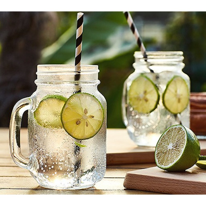 LY QUAI THỦY TINH CÓ NẮP 450ML