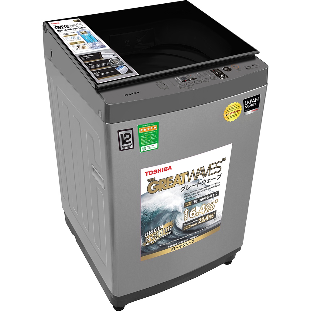 Máy giặt Toshiba Inverter 12 kg AW-DUK1300KV(SG)