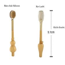 Rơ lưỡi và bàn chải silicon chải sạch hơn chống tưa lưỡi cho bé 0-2 tuổi