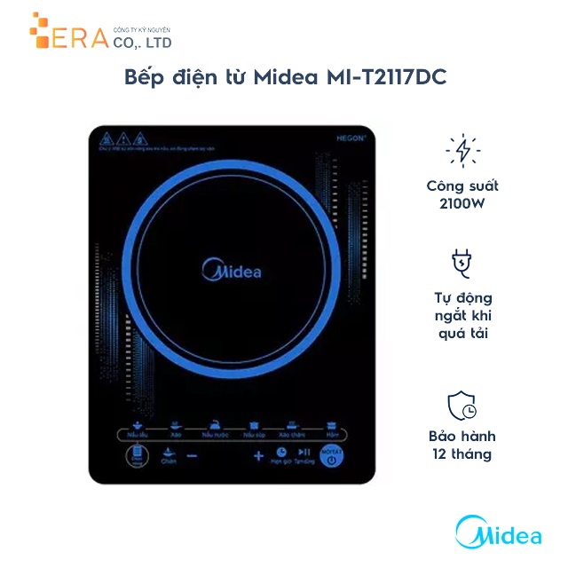 Bếp điện từ Midea MI-T2117DC