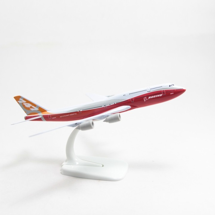 Mô hình máy bay Intercontinental Boeing B747 Orange 20cm Everfly