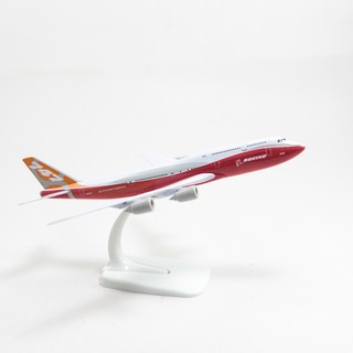 Mô hình máy bay Intercontinental Boeing B747 Orange 20cm Everfly