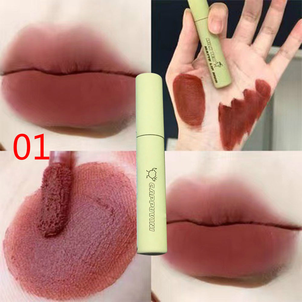 Son kem lì màu trà sữa dễ thương kiểu Hàn Quốc trang điểm môi cho nữ