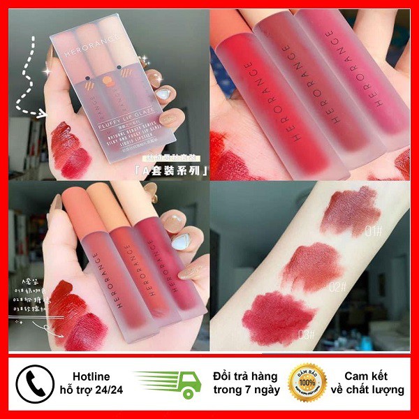 Sét 3 Son Kem Siêu Lì MAGIC CASA