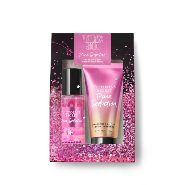 𝗕𝗢𝗗𝗬𝗠𝗜𝗦𝗧𝗣𝗘𝗥𝗙𝗨𝗠𝗘⚜️Xịt Thơm Dưỡng Thể Victoria’s Secret Mini Mist & Lotion Gift Set (75ml X 2)