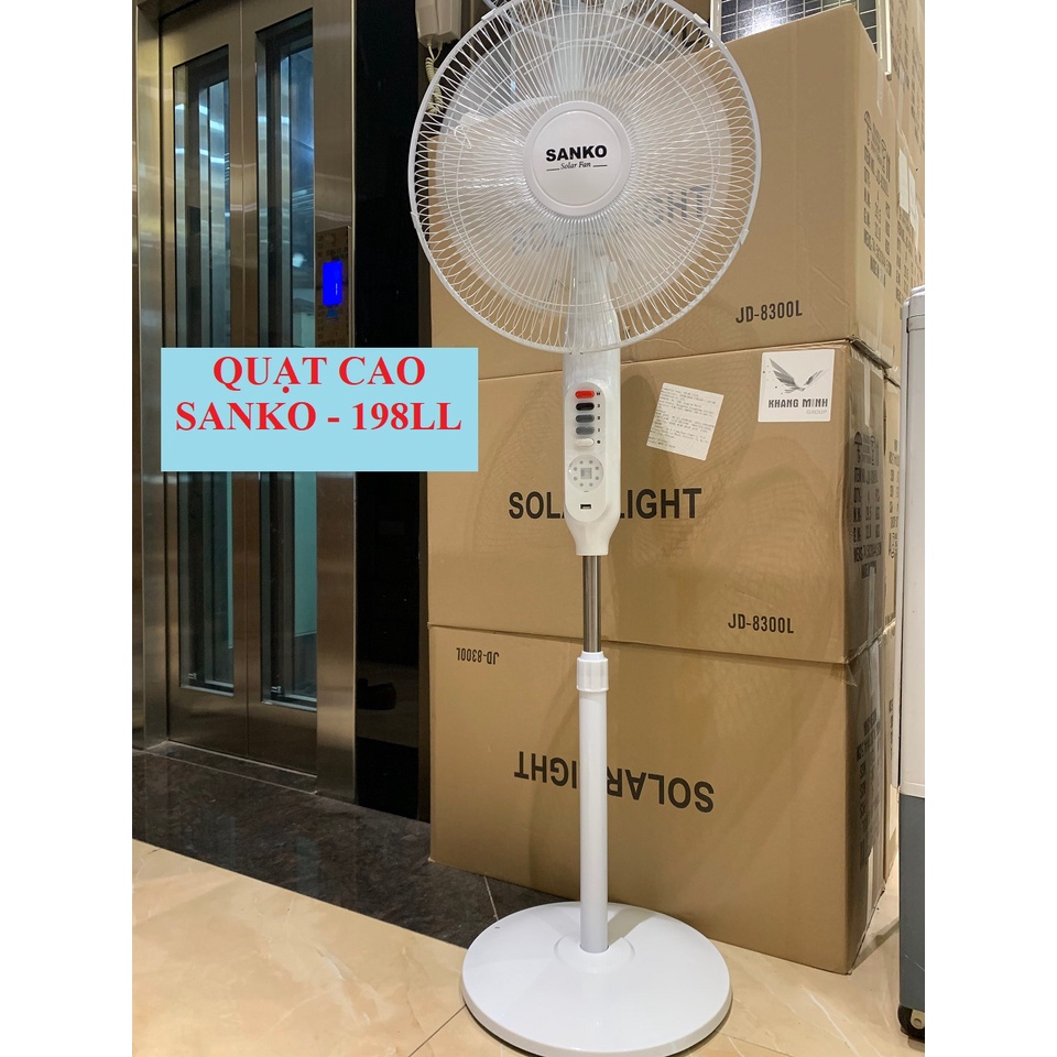 Quạt năng lượng mặt trời quạt tích điện 25w quạt đứng dây sạc 5m , mẫu mới, BH 12 tháng