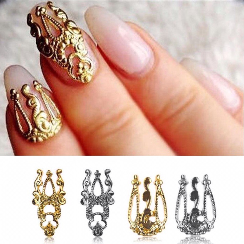 Charm nail hoa văn đính móng