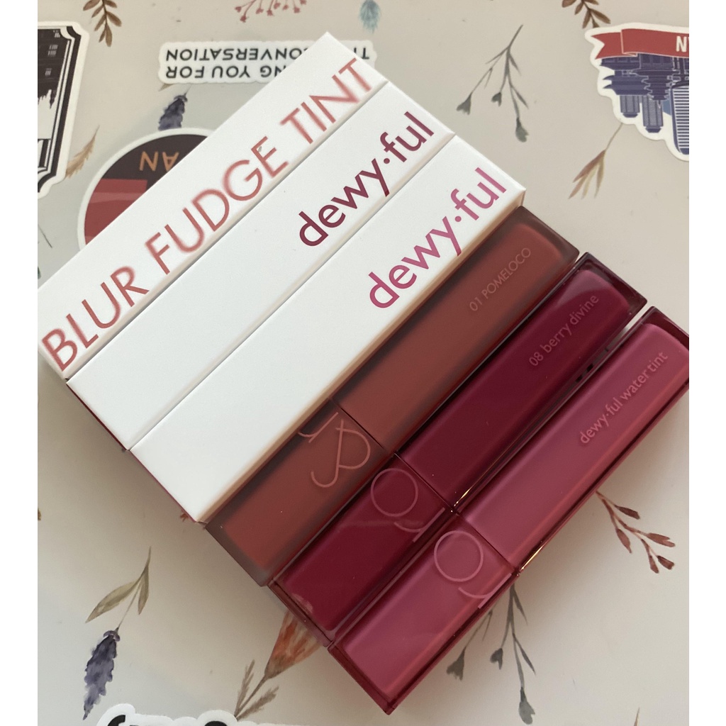 Son Romand Blur Fudge Tint 5g (son kem lì full 8 màu)