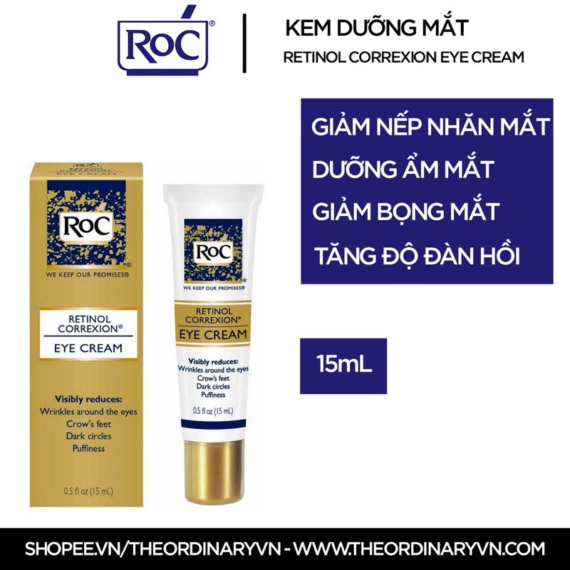 Kem dưỡng mắt RoC Correxion Eye Cream chống lão hoá. | BigBuy360 - bigbuy360.vn
