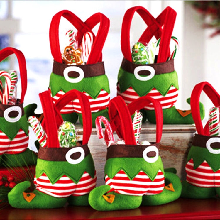 Túi Đựng Kẹo Hình Quần Ông Già Noel