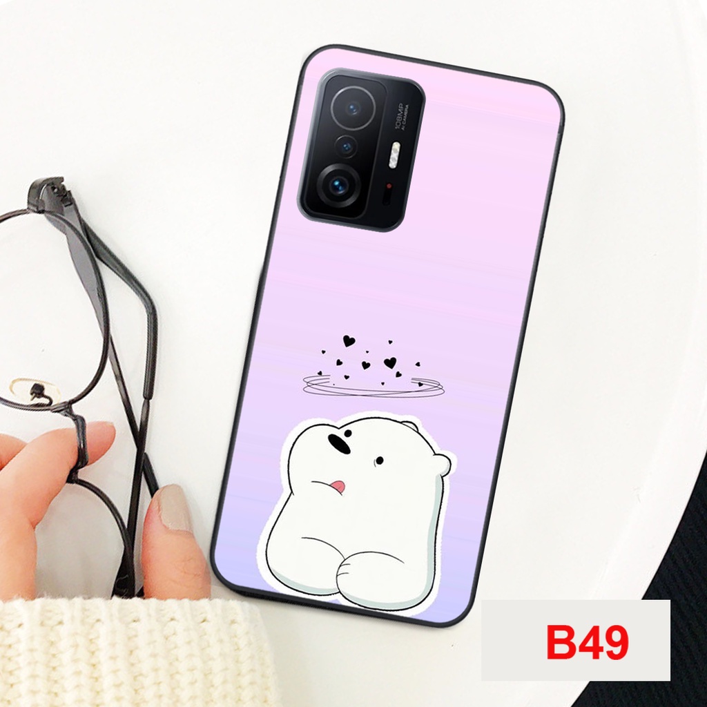 Ốp lưng Xiaomi 11 5G- Xiaomi 11 Lite 5g- Xiaomi 11T 5G - Xiaomi 11T Pro 5G ( Mi 11T 5G - Mi 11T Pro 5G) in gấu cute