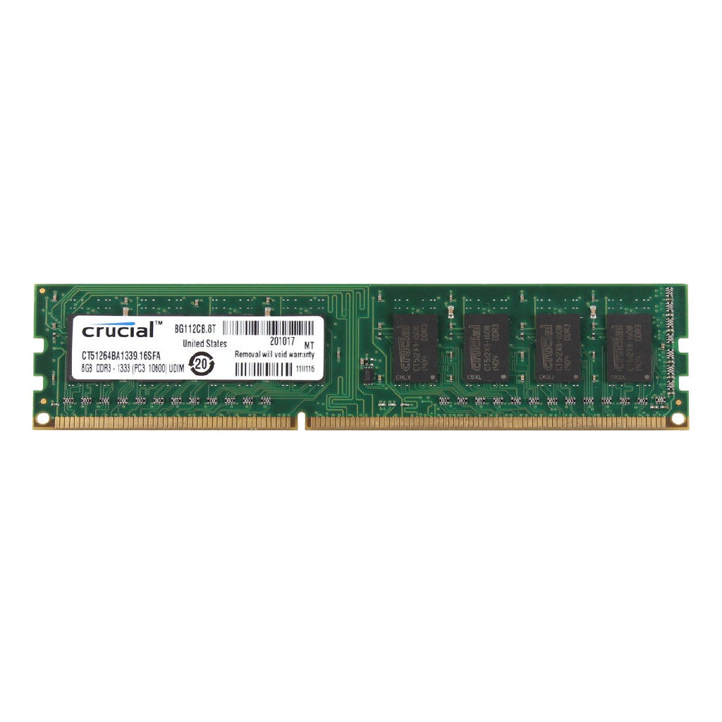 Crucial DDR4 DDR3 4GB 8GB 1066MHz 1333MHz 1600MHz 2133MHz 2400MHz RAM UDIMM Desktop Memory Intel