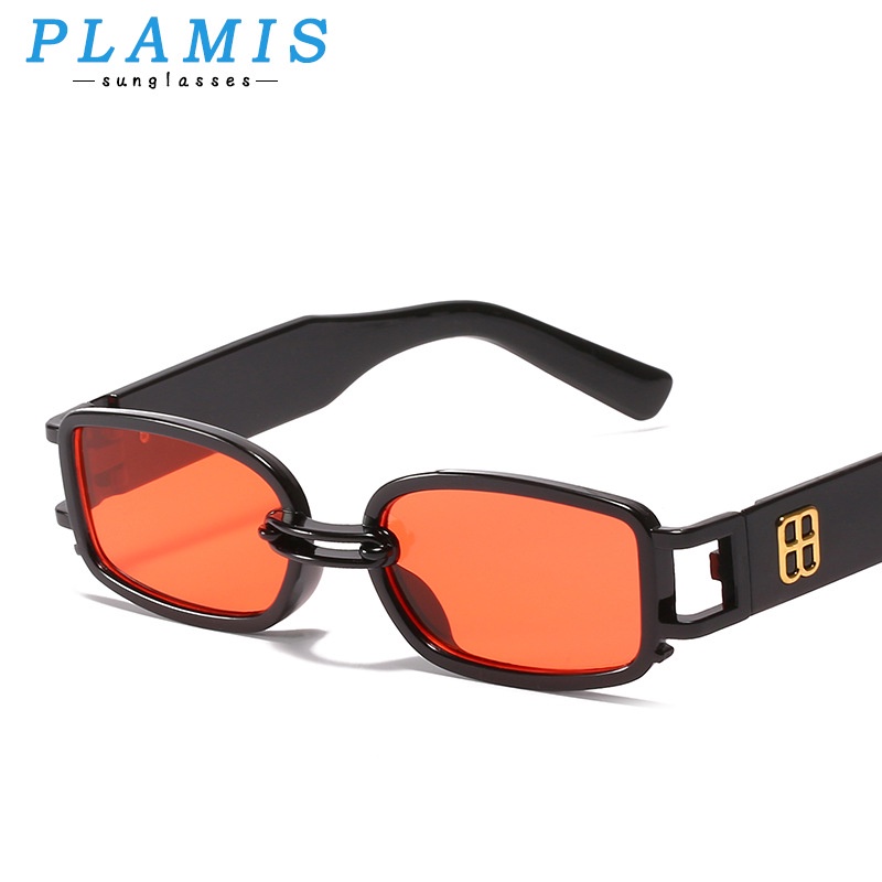 Kính Mát Gọng Vuông Nhỏ Nhiều Màu Sắc Phong Cách Hip Hop Cổ Điển Thời Trang Cho Nữ