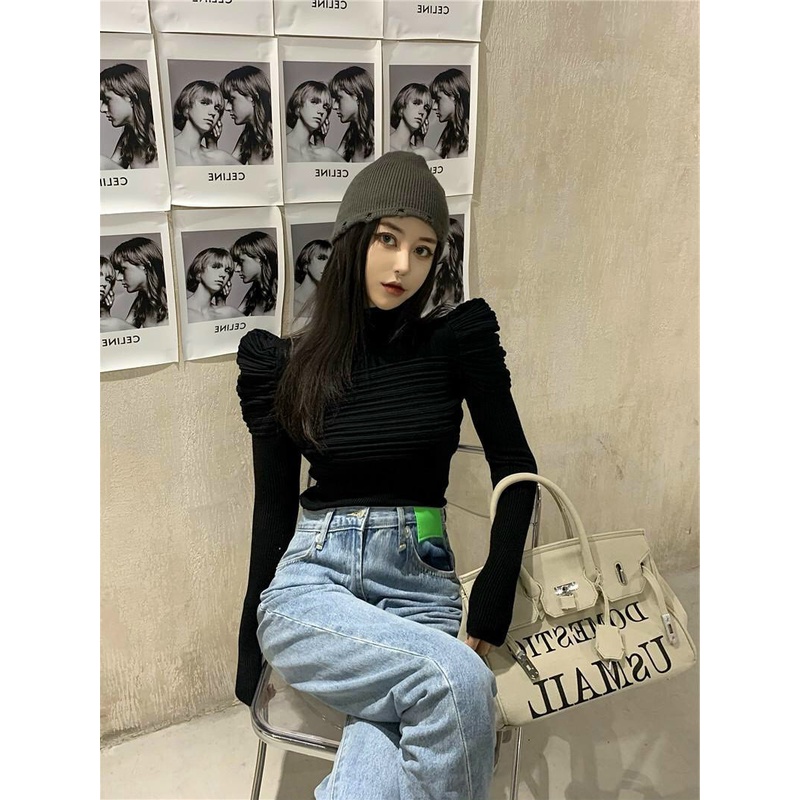 Áo len gân nổi tay dài siêu hot