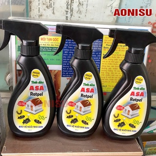 Tinh dầu diệt chuột asa - chai xịt đuổi chuột, xịt chống chuột o tô, chai xịt đuổi côn trùng, cực hiệu quả, bả