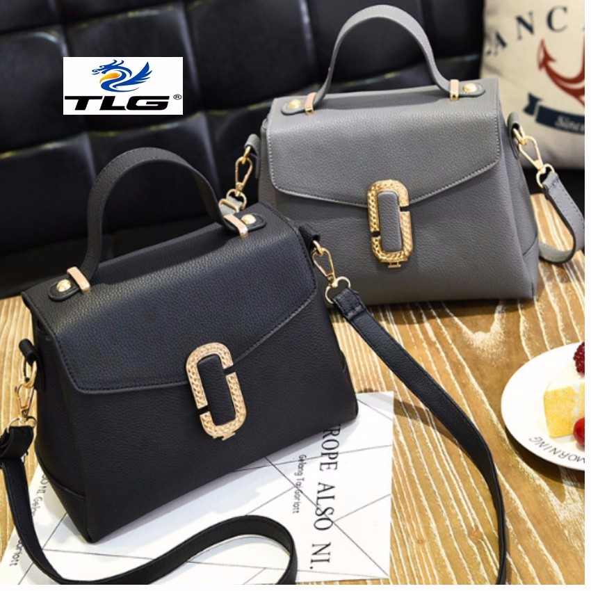 Túi nữ thời trang phong cách sang trọng 208084-1  tặng túi đựng bút tiện lợi