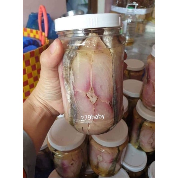 500gr Mắm cá thu nguyên lát Ngâm dầu- Đặc sản Bình Định