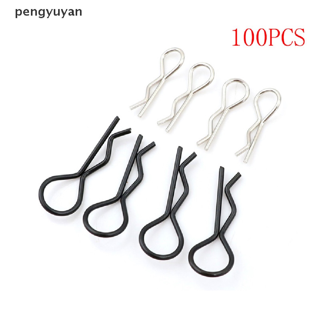 Set 100 Kẹp Thân Xe Dành Cho Mô Hình Xe Đồ Chơi HSP Redcat RC 1 / 10 1 / 8