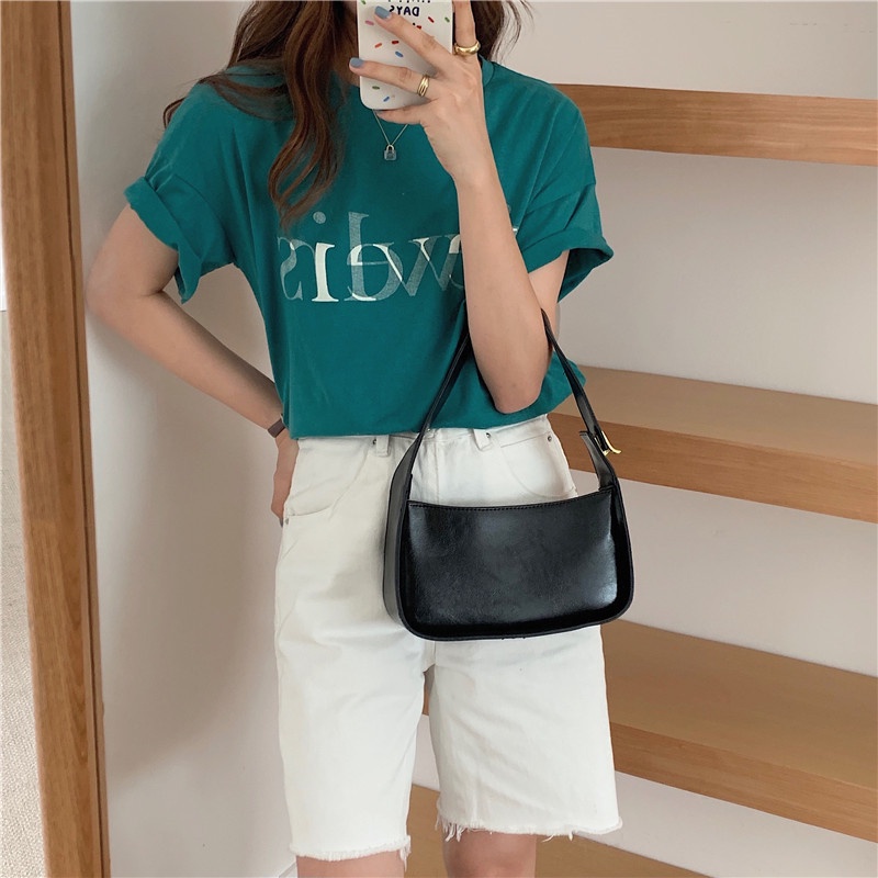 Túi Đeo Vai Hình Vuông Cỡ Nhỏ Vải Lụa Đính Nơ Kiểu Pháp Thời Trang Cho Nữ