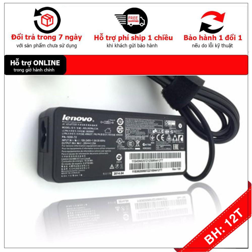 [BH12TH] [- Sạc cho Laptop Lenovo Y50 Y50-70 Y50-80 3.25A 65W chân chữ nhật dạng USB