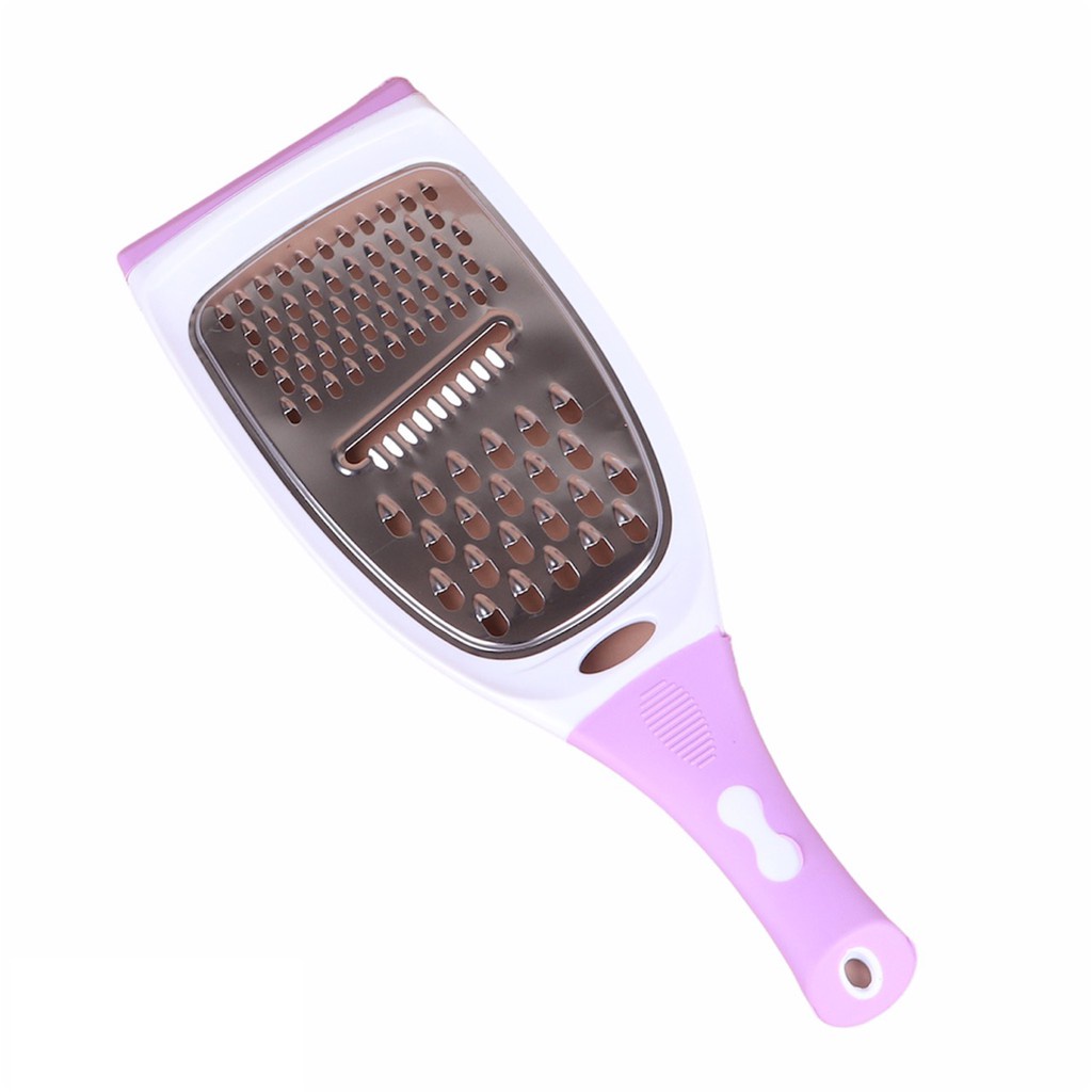 Dụng Cụ Nạo, Bào Rau Củ Đa Năng Bằng Nhựa Hình Vợt 3 in 1