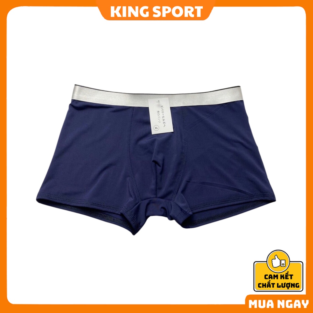Quần sịp đùi nam lót boxer thông hơi vải thun lạnh mềm mịn co dãn 4 chiều cao cấp chính hãng KING SPORT