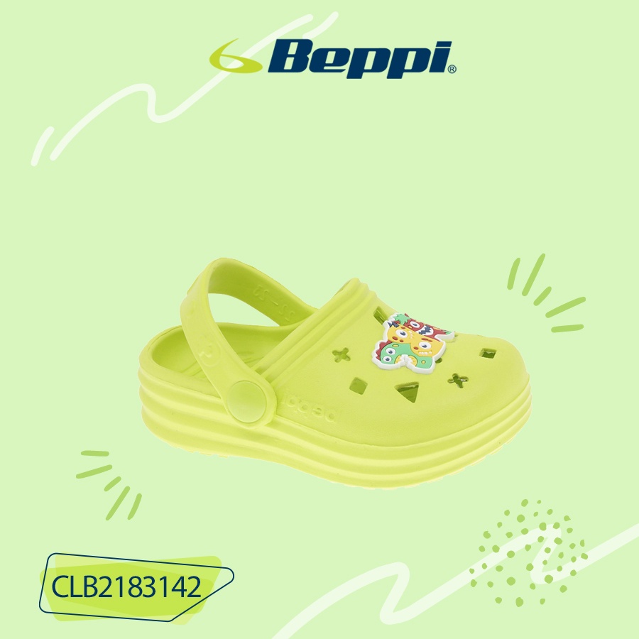 Dép crocs sục clogs baby cho bé gái BEPPI CLB2183142 – Neon Green