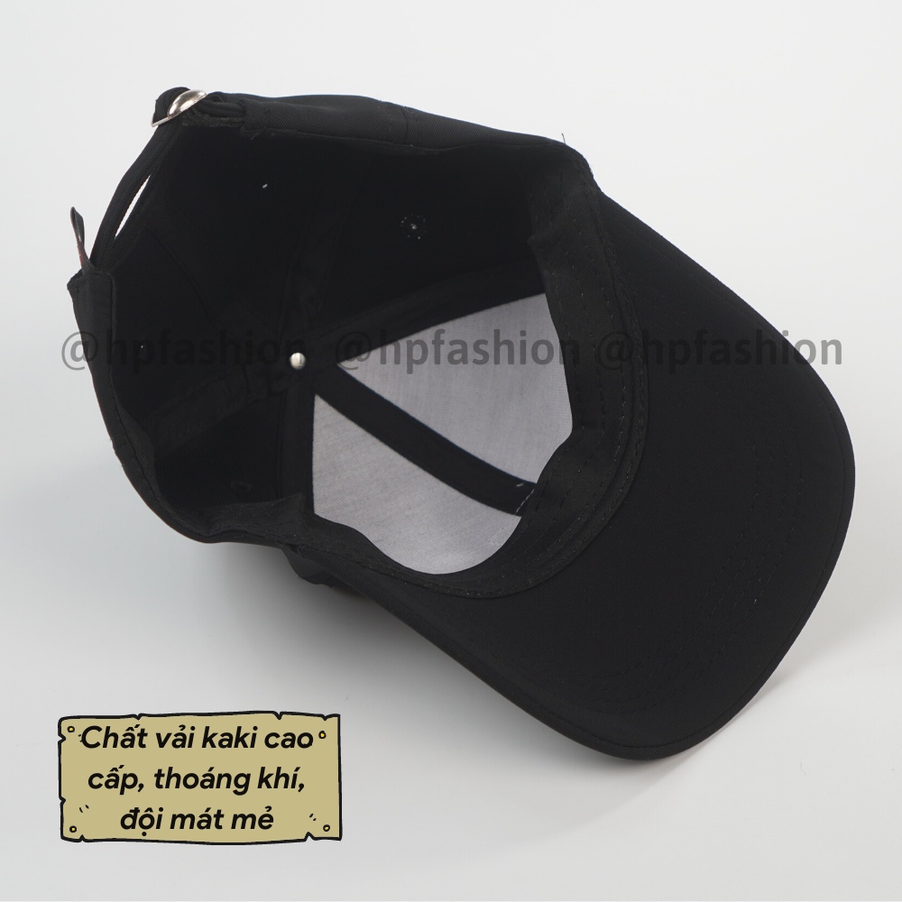 Mũ lưỡi trai ❤️ Nón kết thêu tem STAY REAL chất kaki cao cấp form unisex nam nữ N55 - Happy Style