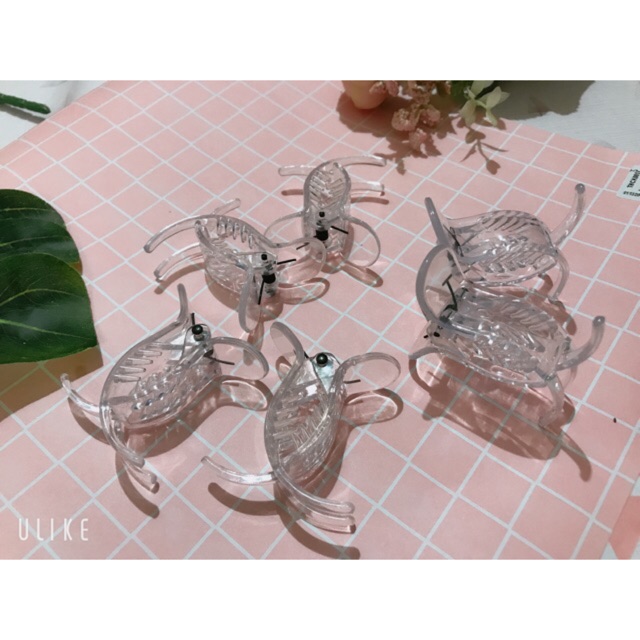 Kẹp 3 răng 5 răng trong suốt