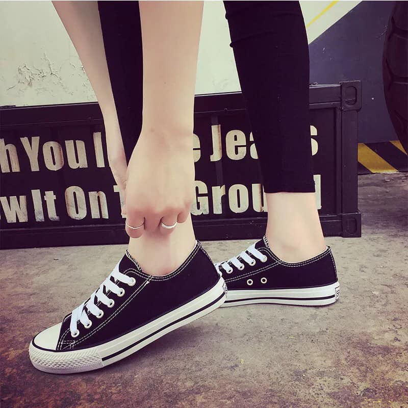 FREE SHIP Giày thể thao nữ CV cổ thấp nữ cực xinh kèm clip | BigBuy360 - bigbuy360.vn